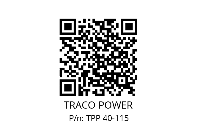   TRACO POWER TPP 40-115