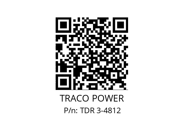   TRACO POWER TDR 3-4812