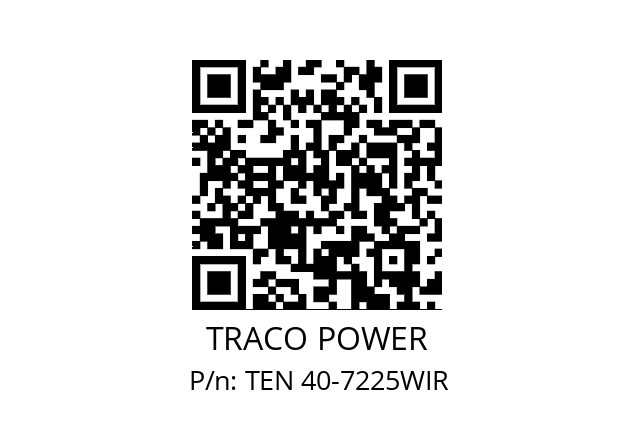   TRACO POWER TEN 40-7225WIR