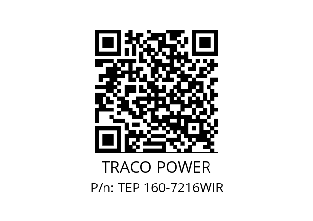   TRACO POWER TEP 160-7216WIR