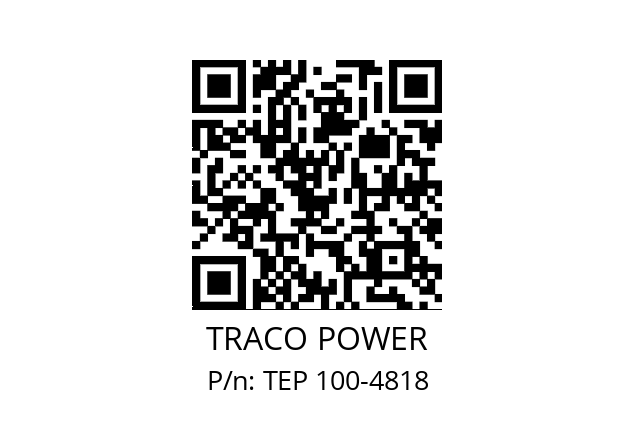   TRACO POWER TEP 100-4818