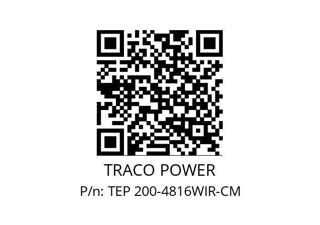   TRACO POWER TEP 200-4816WIR-CM