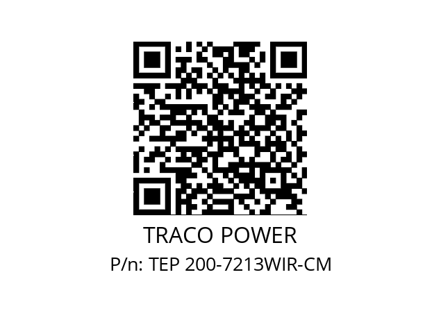   TRACO POWER TEP 200-7213WIR-CM