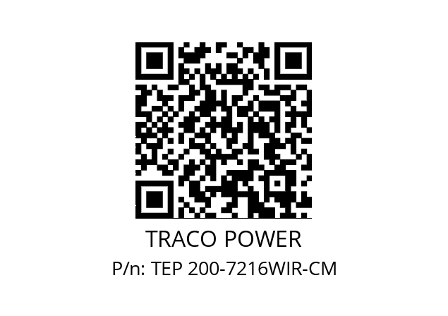   TRACO POWER TEP 200-7216WIR-CM