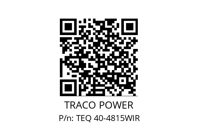   TRACO POWER TEQ 40-4815WIR