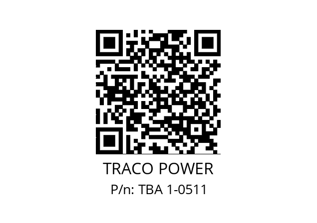   TRACO POWER TBA 1-0511