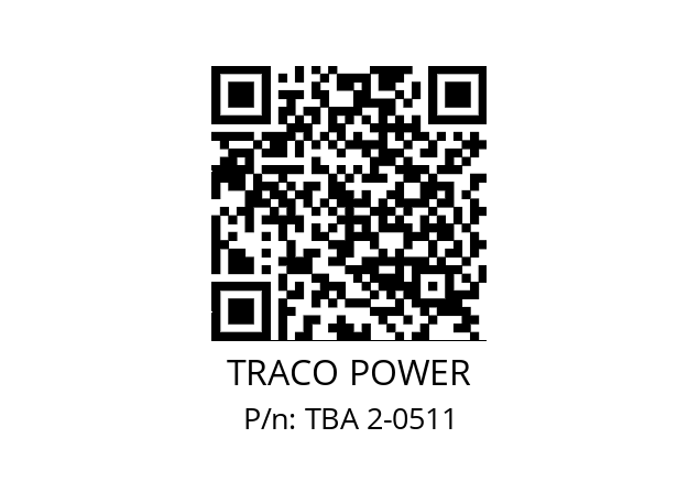   TRACO POWER TBA 2-0511