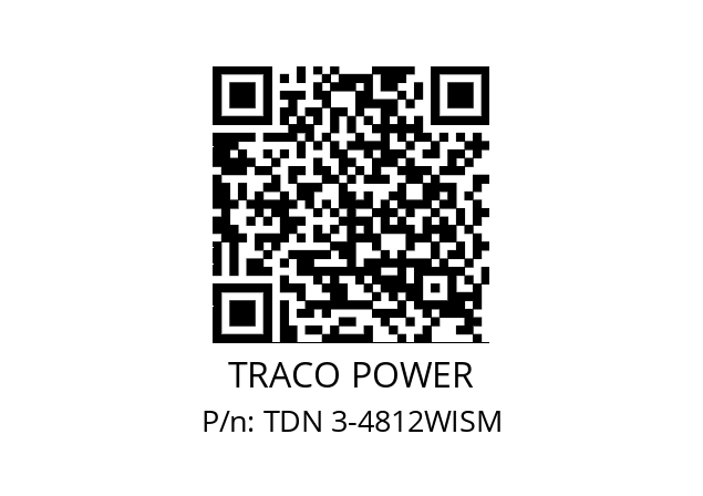   TRACO POWER TDN 3-4812WISM