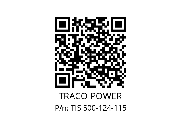   TRACO POWER TIS 500-124-115