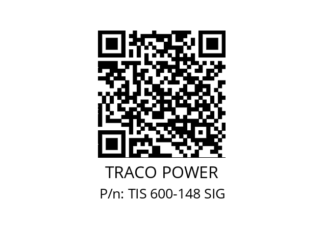   TRACO POWER TIS 600-148 SIG