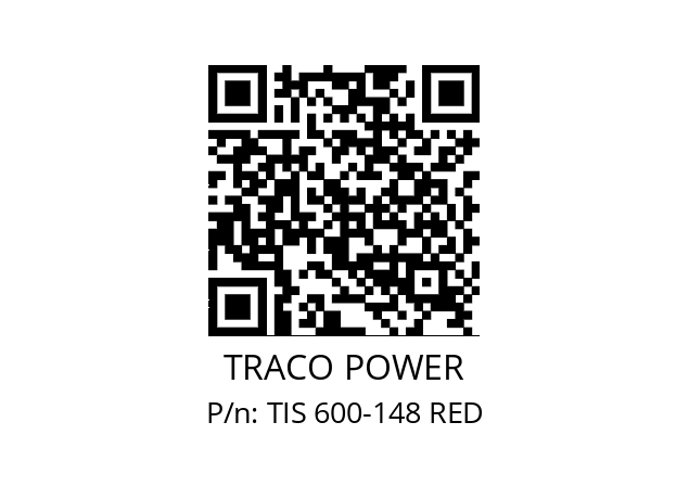   TRACO POWER TIS 600-148 RED