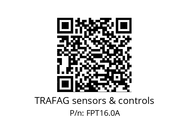   TRAFAG sensors & controls FPT16.0A