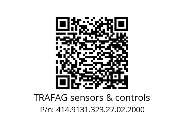   TRAFAG sensors & controls 414.9131.323.27.02.2000