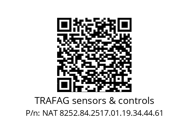   TRAFAG sensors & controls NAT 8252.84.2517.01.19.34.44.61