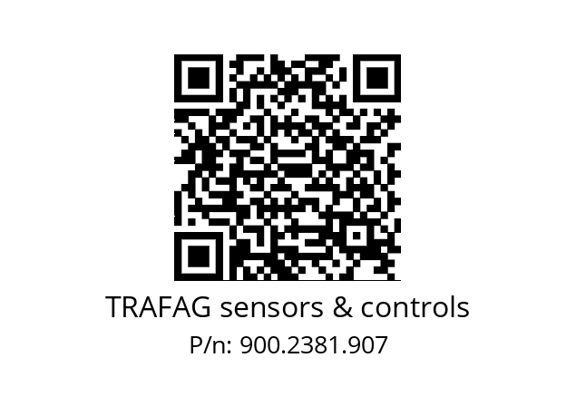   TRAFAG sensors & controls 900.2381.907