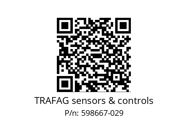   TRAFAG sensors & controls 598667-029