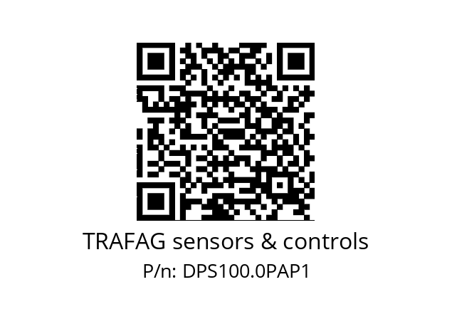   TRAFAG sensors & controls DPS100.0PAP1