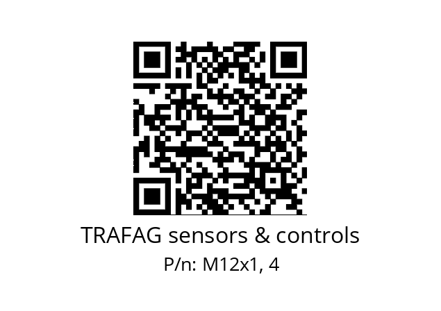   TRAFAG sensors & controls М12х1, 4