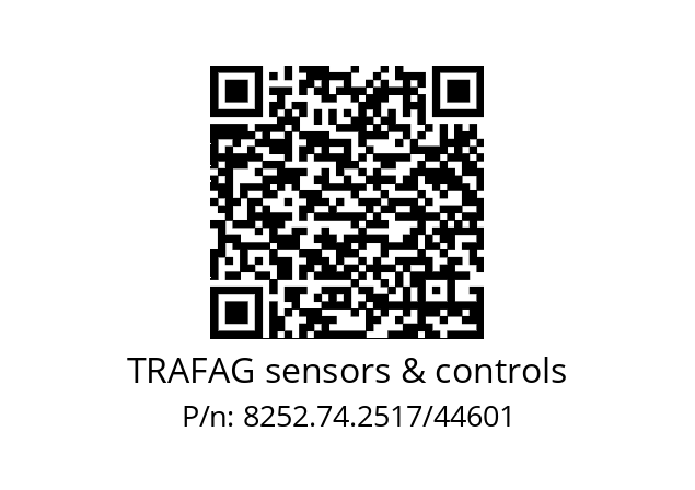   TRAFAG sensors & controls 8252.74.2517/44601