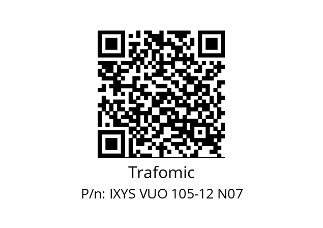   Trafomic IXYS VUO 105-12 N07