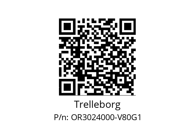   Trelleborg OR3024000-V80G1