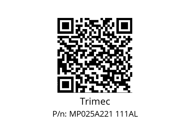   Trimec MP025A221 111AL