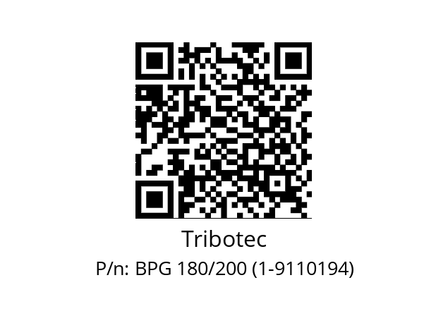   Tribotec BPG 180/200 (1-9110194)