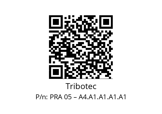   Tribotec PRA 05 – A4.A1.A1.A1.A1