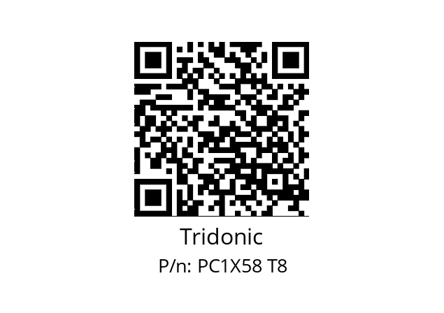   Tridonic PC1X58 T8