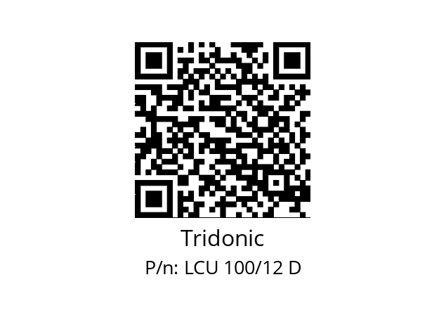   Tridonic LCU 100/12 D