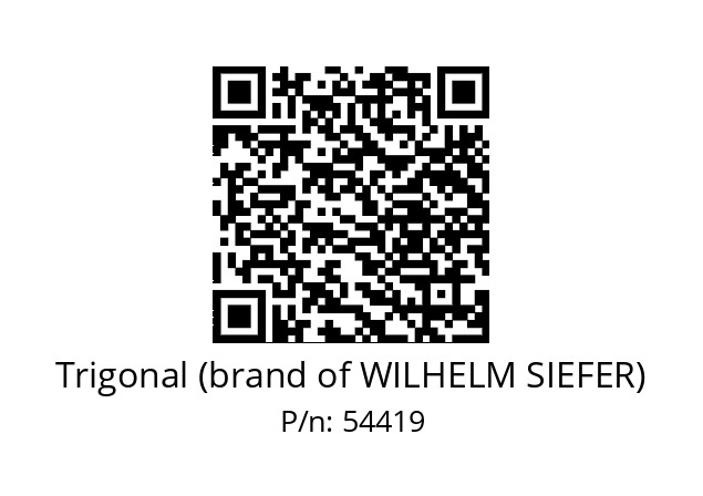   Trigonal (brand of WILHELM SIEFER) 54419