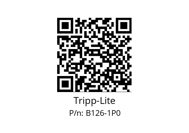   Tripp-Lite B126-1P0