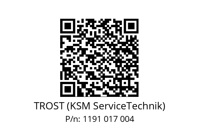   TROST (KSM ServiceTechnik) 1191 017 004