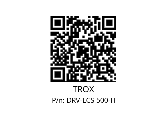   TROX DRV-ECS 500-H