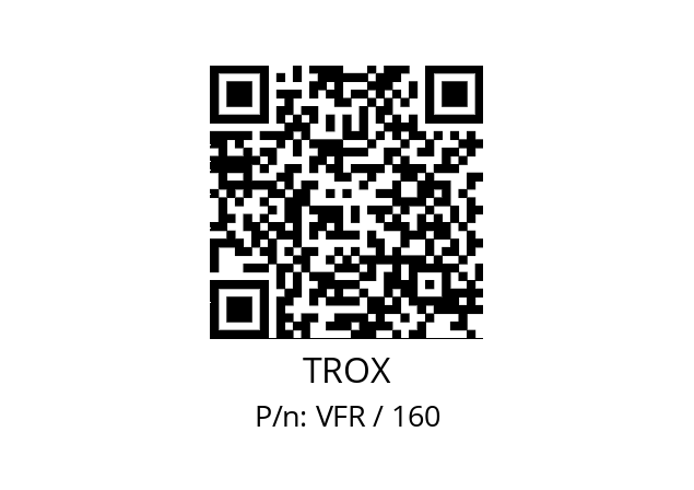   TROX VFR / 160