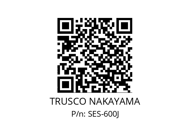   TRUSCO NAKAYAMA SES-600J