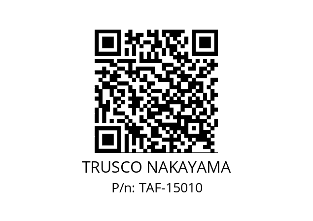   TRUSCO NAKAYAMA TAF-15010