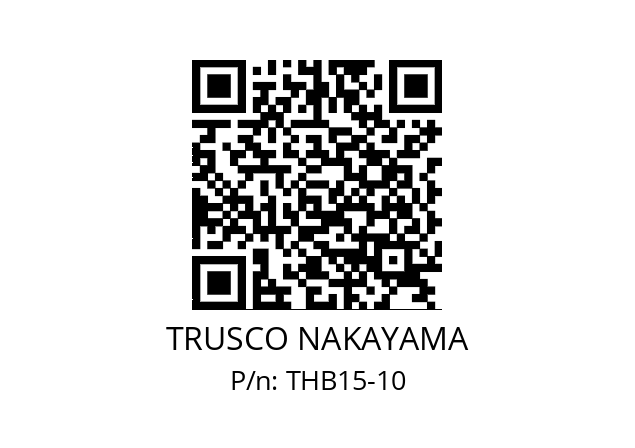   TRUSCO NAKAYAMA THB15-10