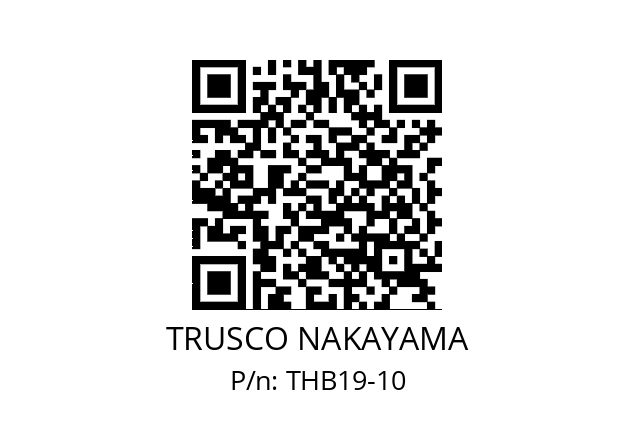   TRUSCO NAKAYAMA THB19-10