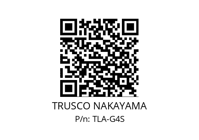   TRUSCO NAKAYAMA TLA-G4S