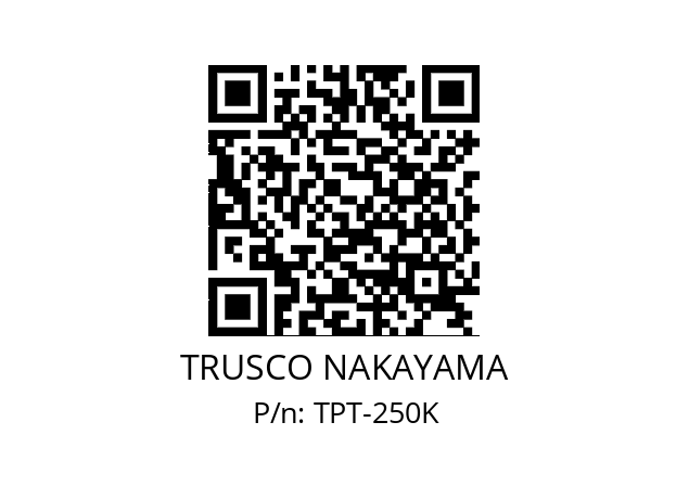   TRUSCO NAKAYAMA TPT-250K