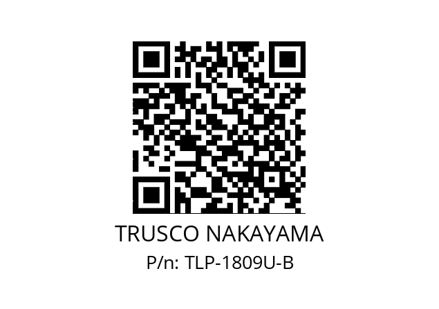   TRUSCO NAKAYAMA TLP-1809U-B