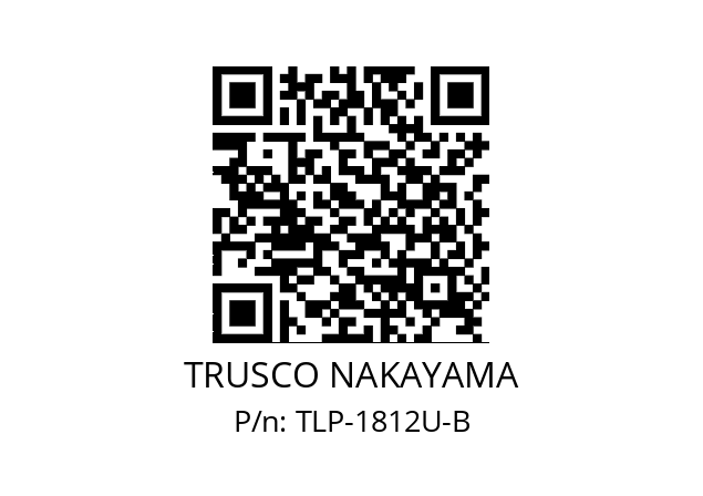   TRUSCO NAKAYAMA TLP-1812U-B