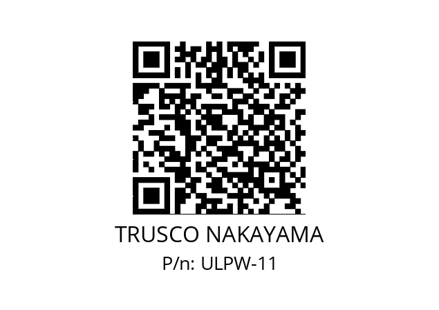   TRUSCO NAKAYAMA ULPW-11