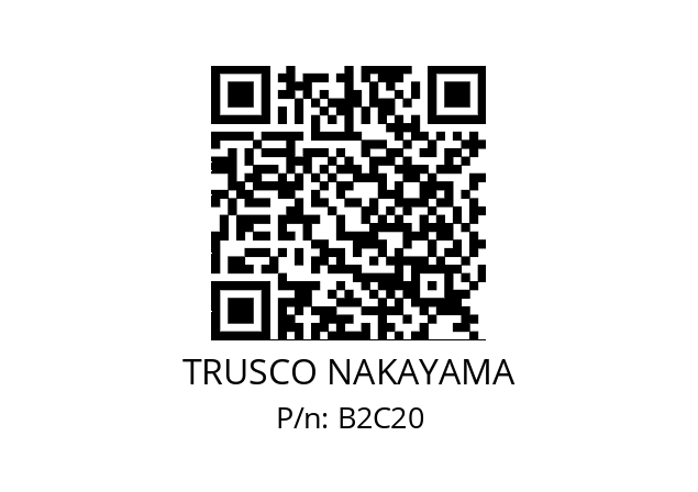   TRUSCO NAKAYAMA B2C20