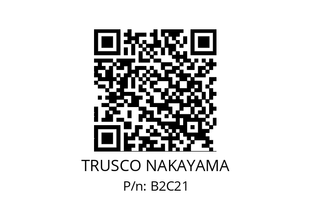   TRUSCO NAKAYAMA B2C21