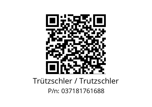   Trützschler / Trutzschler 037181761688