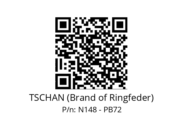   TSCHAN (Brand of Ringfeder) N148 - PB72