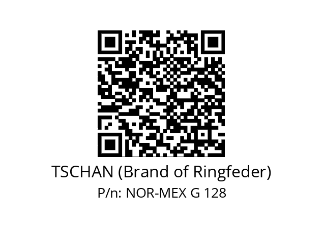   TSCHAN (Brand of Ringfeder) NOR-MEX G 128