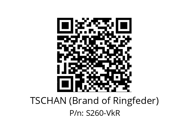   TSCHAN (Brand of Ringfeder) S260-VkR